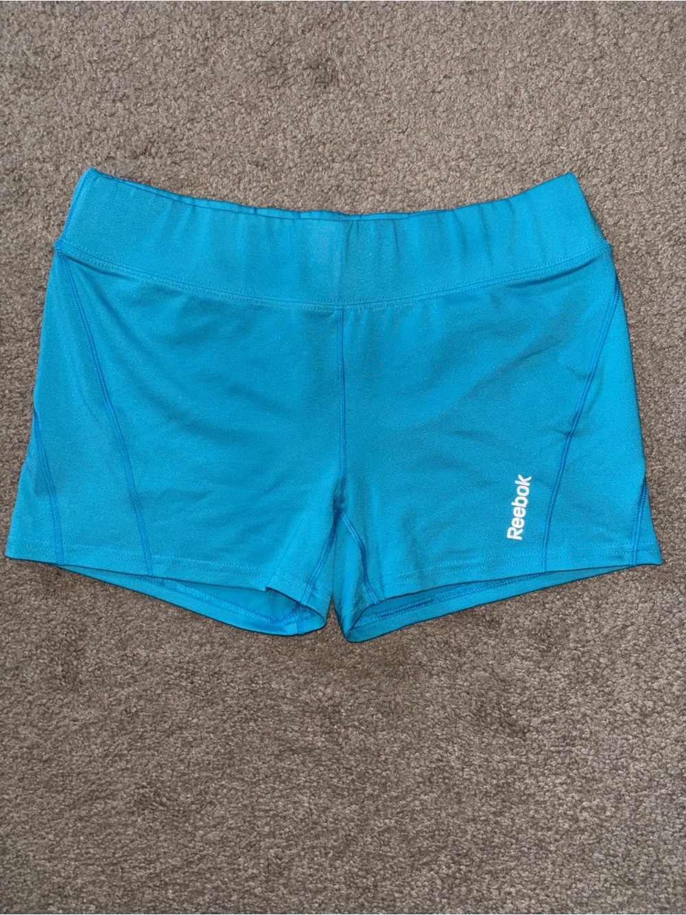 Reebok Teal Blue Women's Athletic Shorts